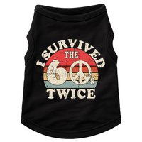 I Survived The Sixties 60s Twice Doggie Tank