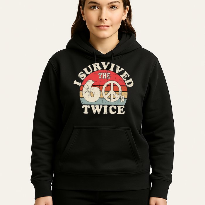 I Survived The Sixties 60s Twice Hoodie
