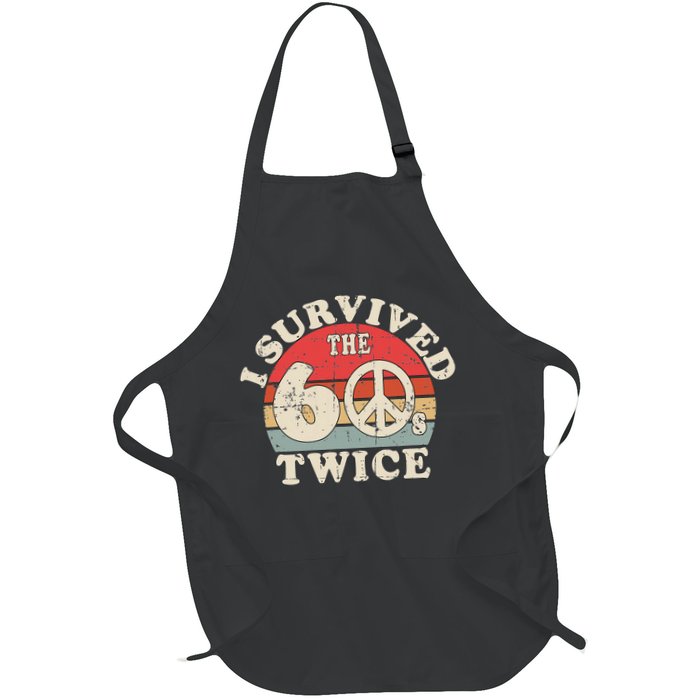 I Survived The Sixties 60s Twice Apron