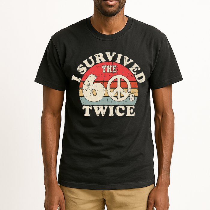 I Survived The Sixties 60s Twice Tall T-Shirt