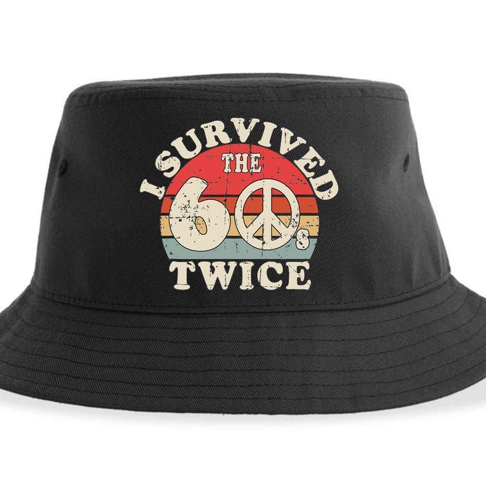 I Survived The Sixties 60s Twice Sustainable Bucket Hat