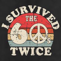 I Survived The Sixties 60s Twice 11oz C Handle Ceramic Mug