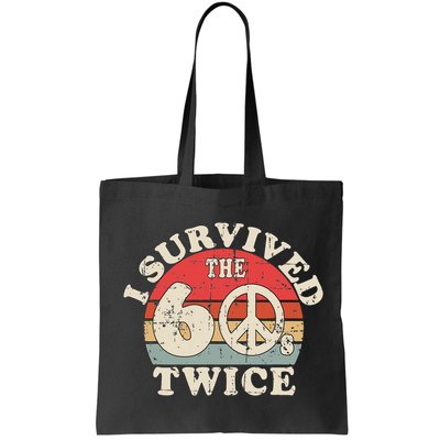 I Survived The Sixties 60s Twice Bag