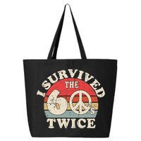 I Survived The Sixties 60s Twice 25L Jumbo Tote