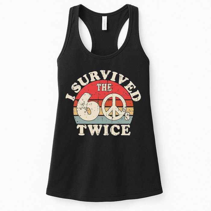 I Survived The Sixties 60s Twice Womens Tank Top