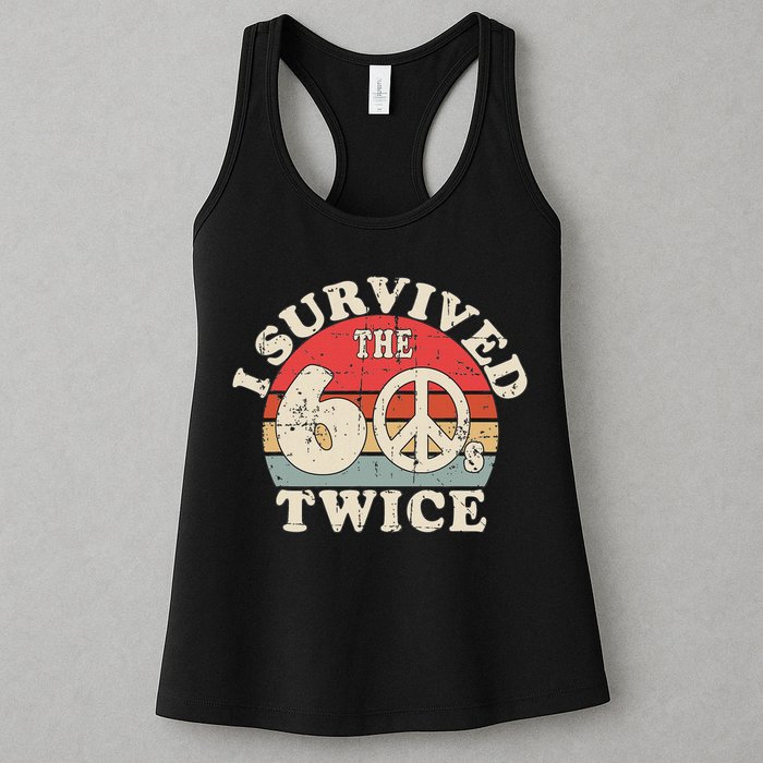 I Survived The Sixties 60s Twice Womens Tank Top