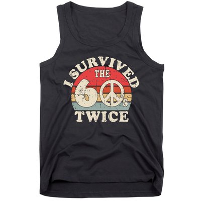 I Survived The Sixties 60s Twice Tank Top