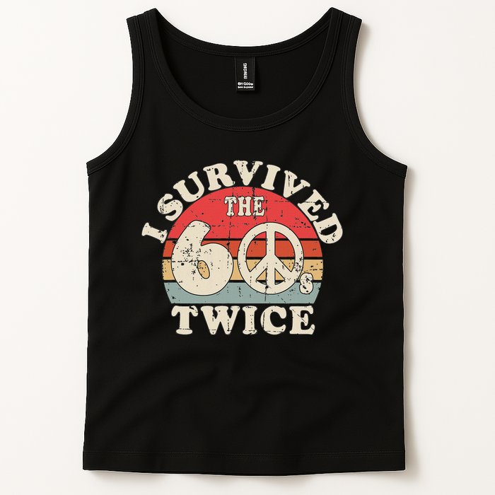 I Survived The Sixties 60s Twice Tank Top