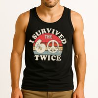 I Survived The Sixties 60s Twice Tank Top