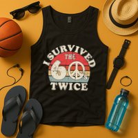I Survived The Sixties 60s Twice Tank Top