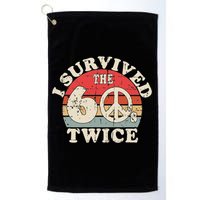 I Survived The Sixties 60s Twice Golf Towel