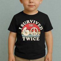 I Survived The Sixties 60s Twice Toddler T-Shirt