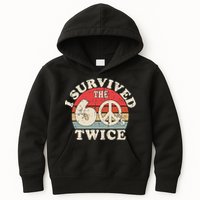 I Survived The Sixties 60s Twice Kids Hoodie