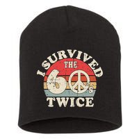 I Survived The Sixties 60s Twice Short Acrylic Beanie