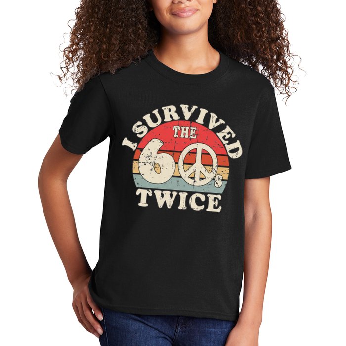 I Survived The Sixties 60s Twice Kids T-Shirt