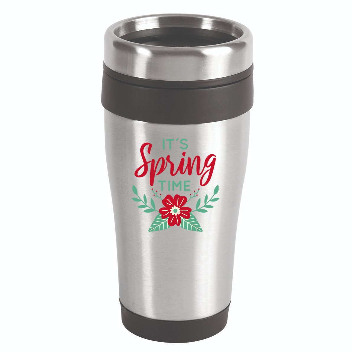 It's Spring Time Flower 16oz Travel Tumbler