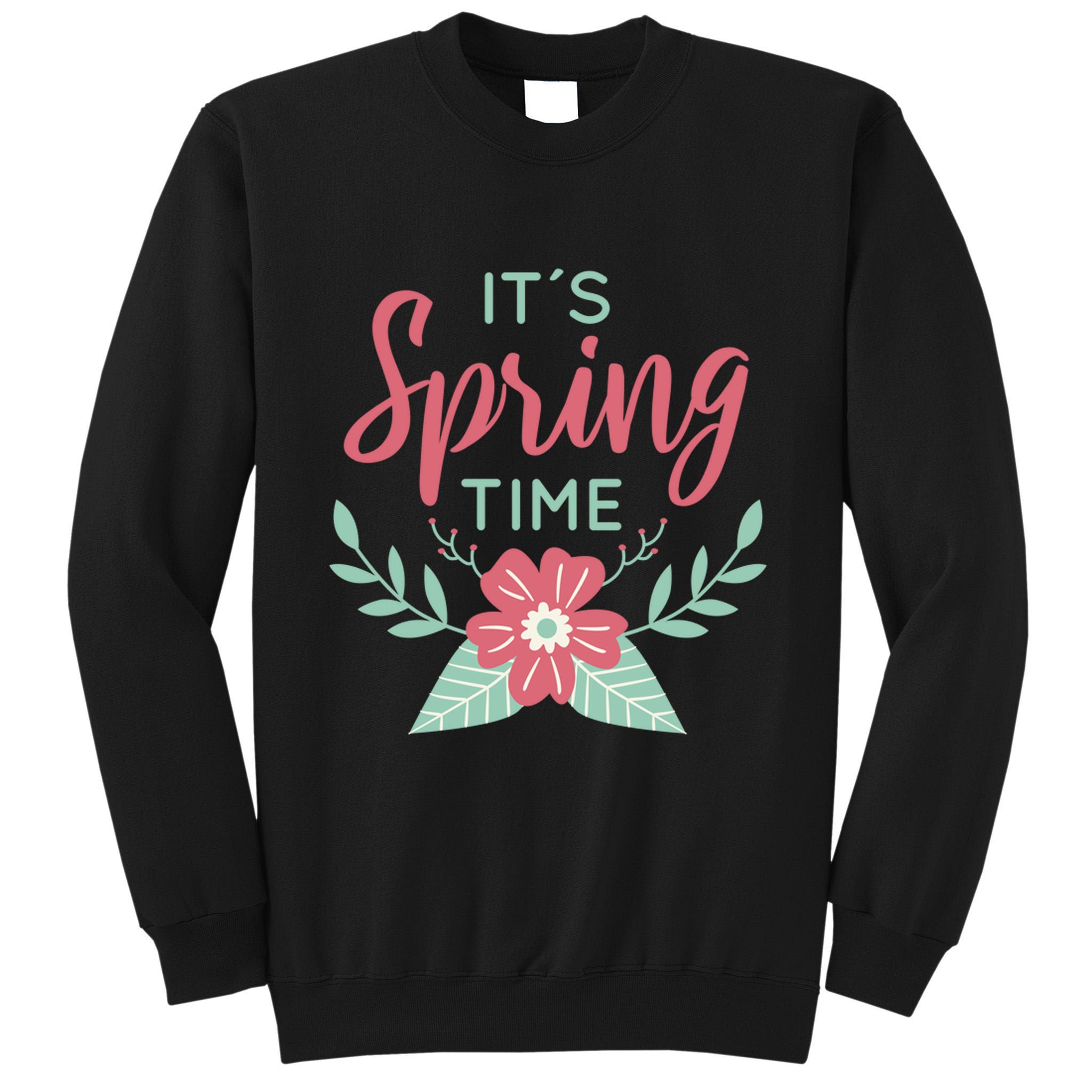 It's Spring Time Flower Tall Sweatshirt