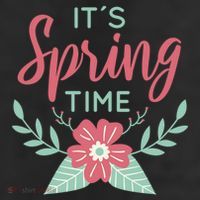 It's Spring Time Flower 25L Jumbo Tote