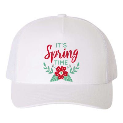 It's Spring Time Flower Yupoong Adult 5-Panel Trucker Hat