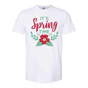 It's Spring Time Flower Softstyle CVC T-Shirt