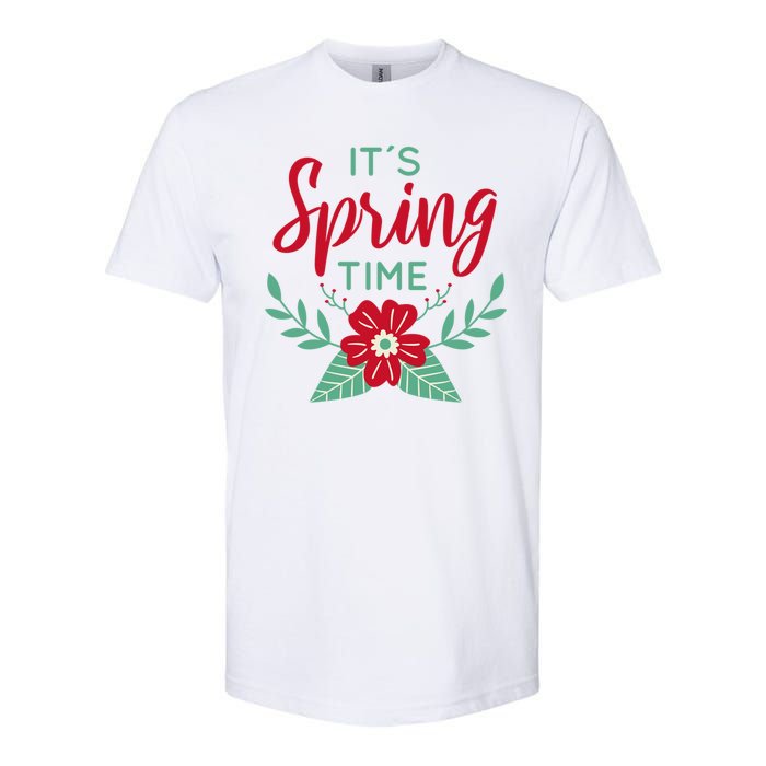 It's Spring Time Flower Softstyle CVC T-Shirt