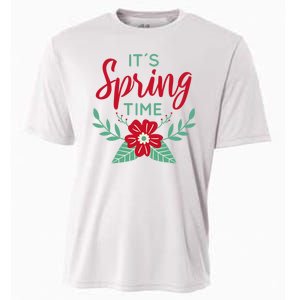 It's Spring Time Flower Cooling Performance Crew T-Shirt