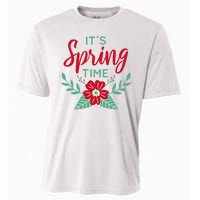 It's Spring Time Flower Cooling Performance Crew T-Shirt