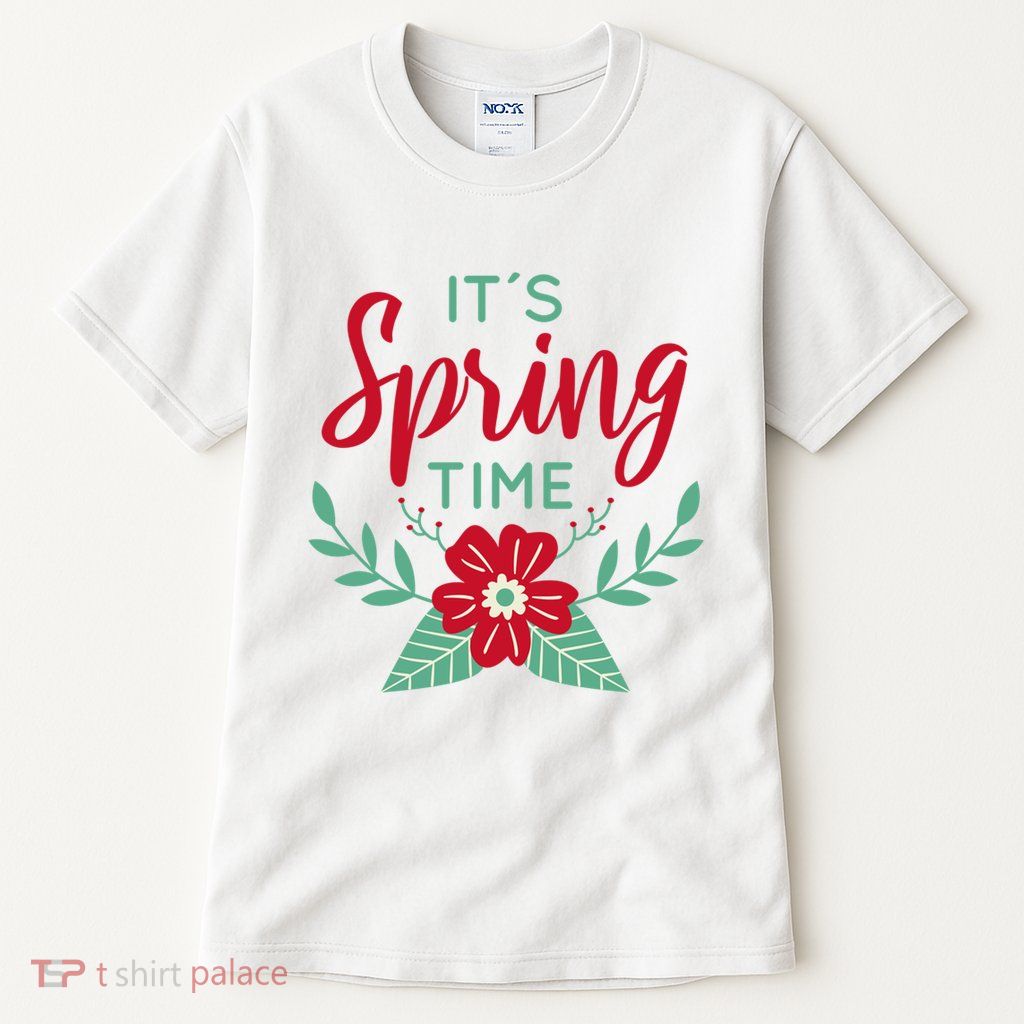It's Spring Time Flower Tall T-Shirt