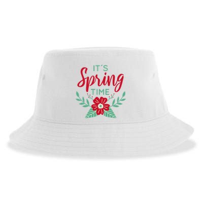 It's Spring Time Flower Sustainable Bucket Hat