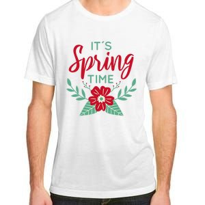 It's Spring Time Flower Adult ChromaSoft Performance T-Shirt