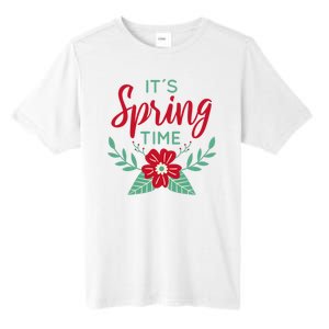 It's Spring Time Flower Tall Fusion ChromaSoft Performance T-Shirt