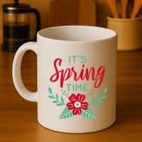 It's Spring Time Flower Mug