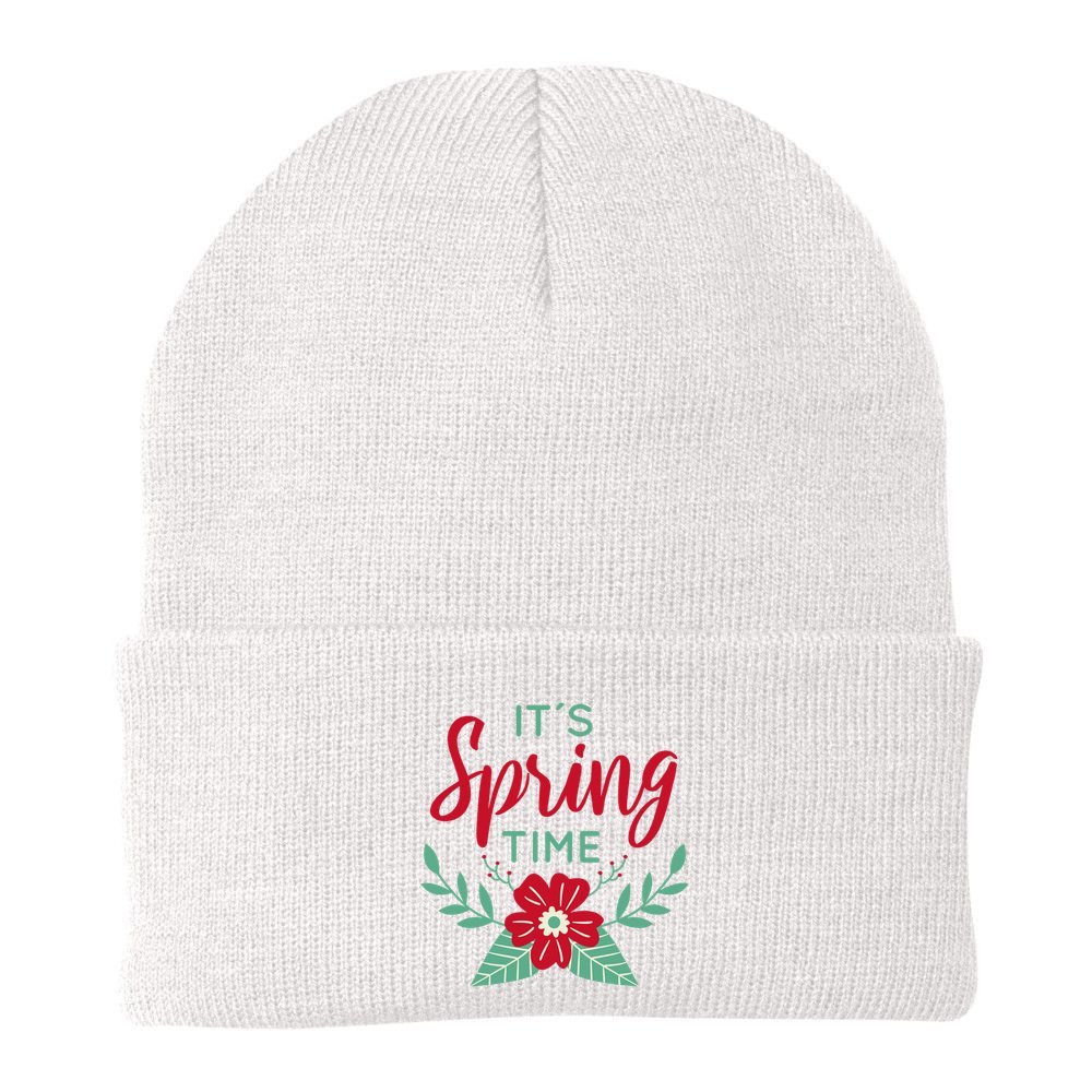 It's Spring Time Flower Beanie