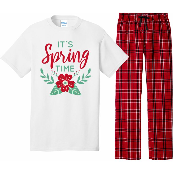 It's Spring Time Flower Pajama Set