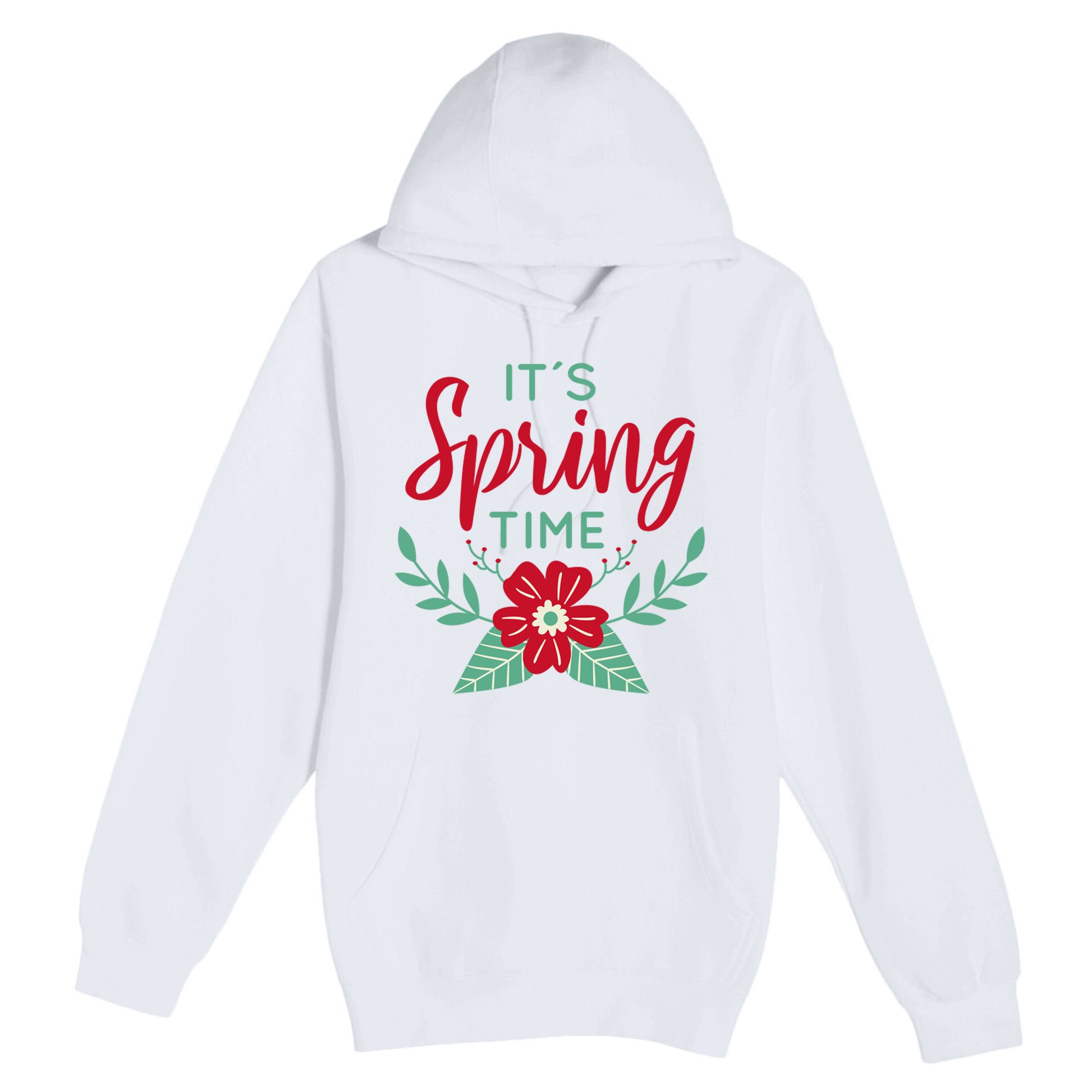 It's Spring Time Flower Premium Pullover Hoodie