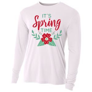 It's Spring Time Flower Cooling Performance Long Sleeve Crew