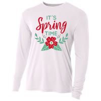 It's Spring Time Flower Cooling Performance Long Sleeve Crew