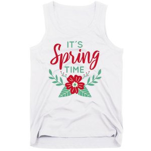 It's Spring Time Flower Tank Top