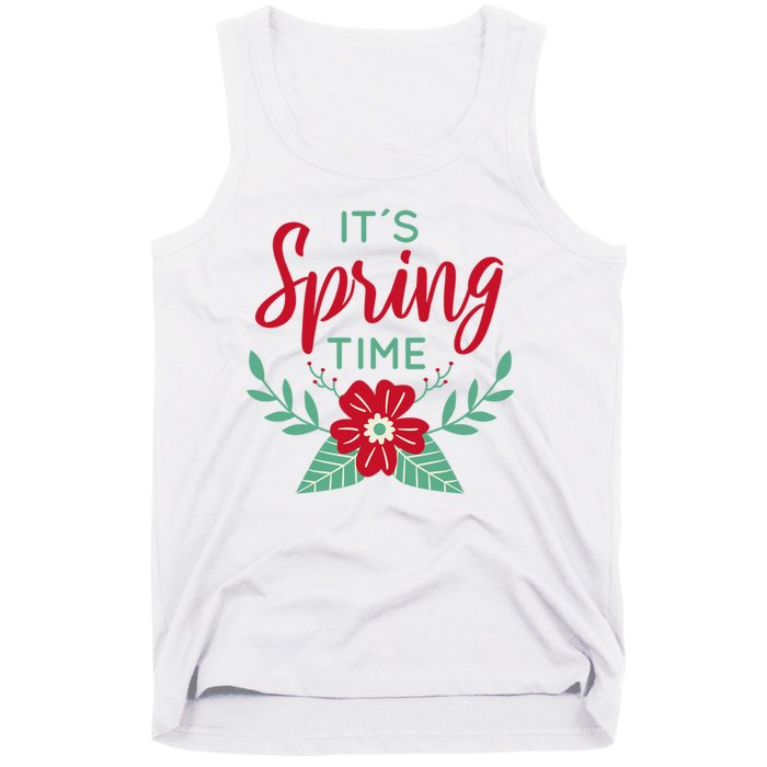 It's Spring Time Flower Tank Top