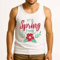 It's Spring Time Flower Tank Top