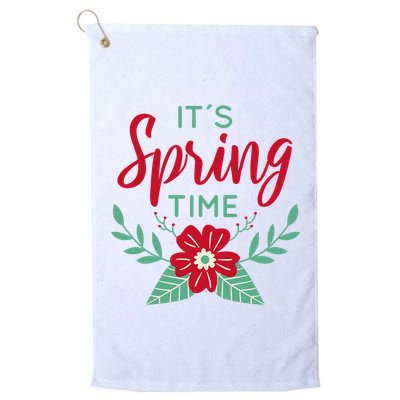 It's Spring Time Flower Golf Towel