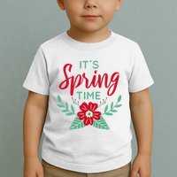 It's Spring Time Flower Toddler T-Shirt