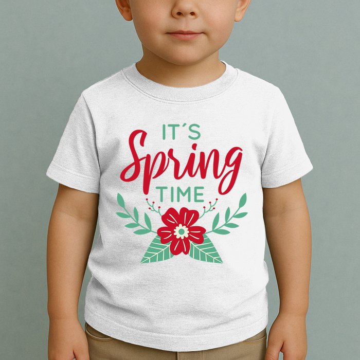 It's Spring Time Flower Toddler T-Shirt