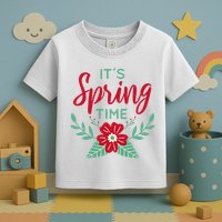 It's Spring Time Flower Toddler T-Shirt