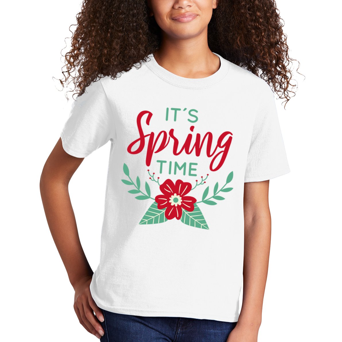 It's Spring Time Flower Kids T-Shirt