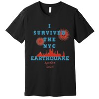 I Survived The Nyc Earthquake Premium T-Shirt