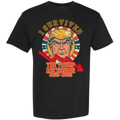 I Survived The Trump Recession Garment-Dyed Heavyweight T-Shirt