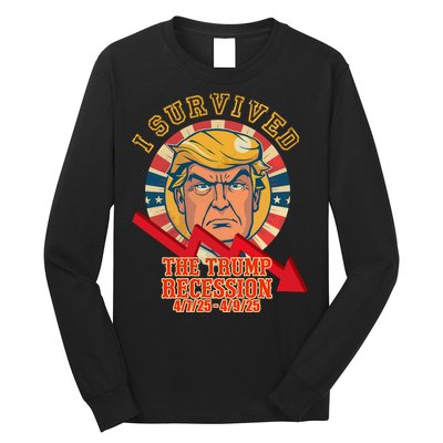 I Survived The Trump Recession Long Sleeve Shirt