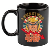 I Survived The Trump Recession 11oz C Handle Ceramic Mug