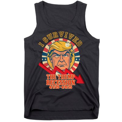 I Survived The Trump Recession Tank Top